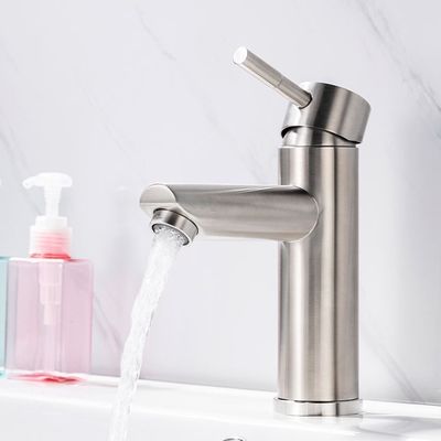 取付けること容易なカスタマイズされたロゴの銀製SUS304ステンレス鋼のコック