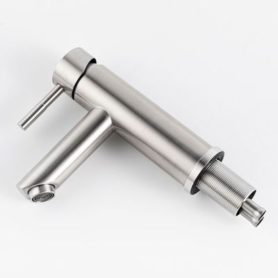 取付けること容易なカスタマイズされたロゴの銀製SUS304ステンレス鋼のコック